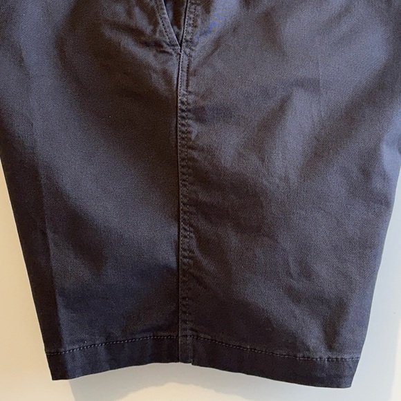 George Big Men’s Stretch Cotton Blend Twill Flat Front Shorts, 9” Inseam - Picture 8 of 11